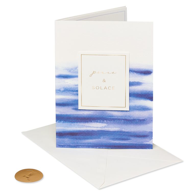 Peace and Solace Sympathy Greeting Card