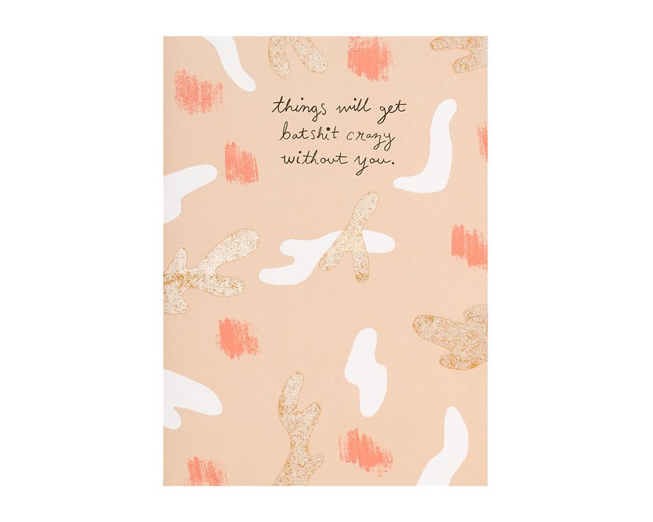 Crazy Without You Wedding Card, Will You Be My Bridesmaid