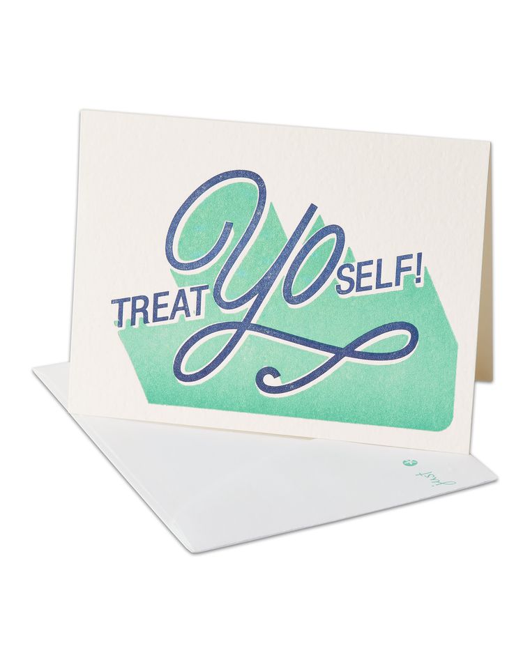 Treat Yo Self Birthday Card