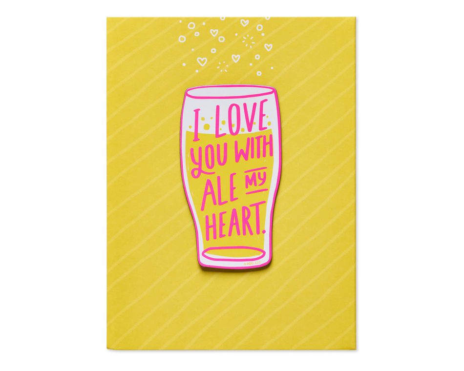 Ale My Heart Valentine's Day Card