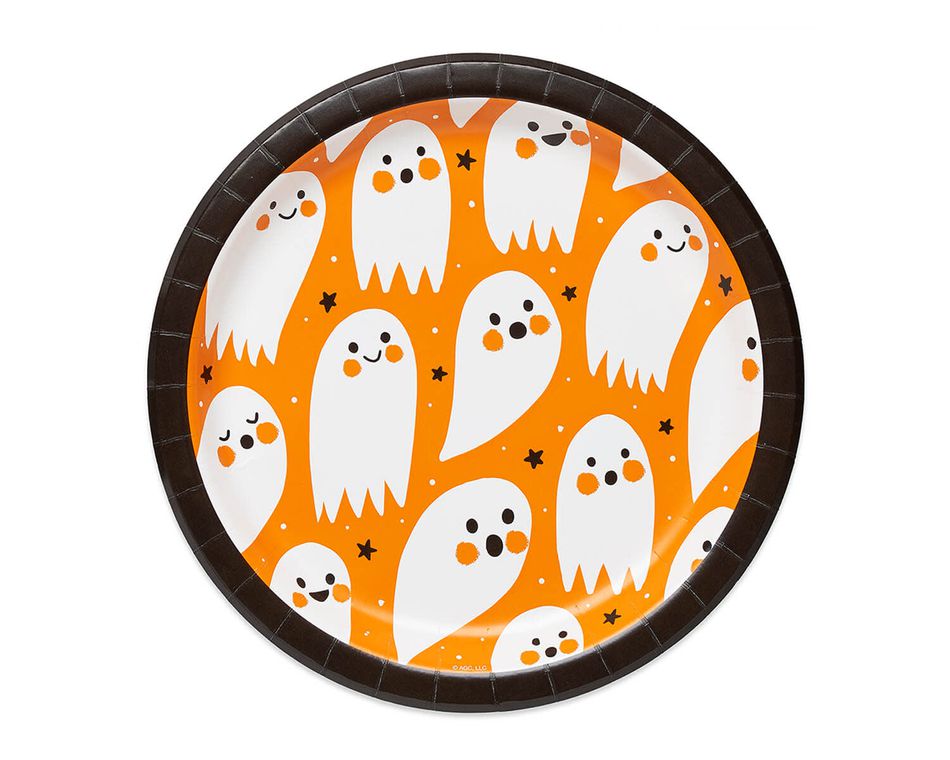 Ghosts and Stars Paper Dinner Plates, 10-Count