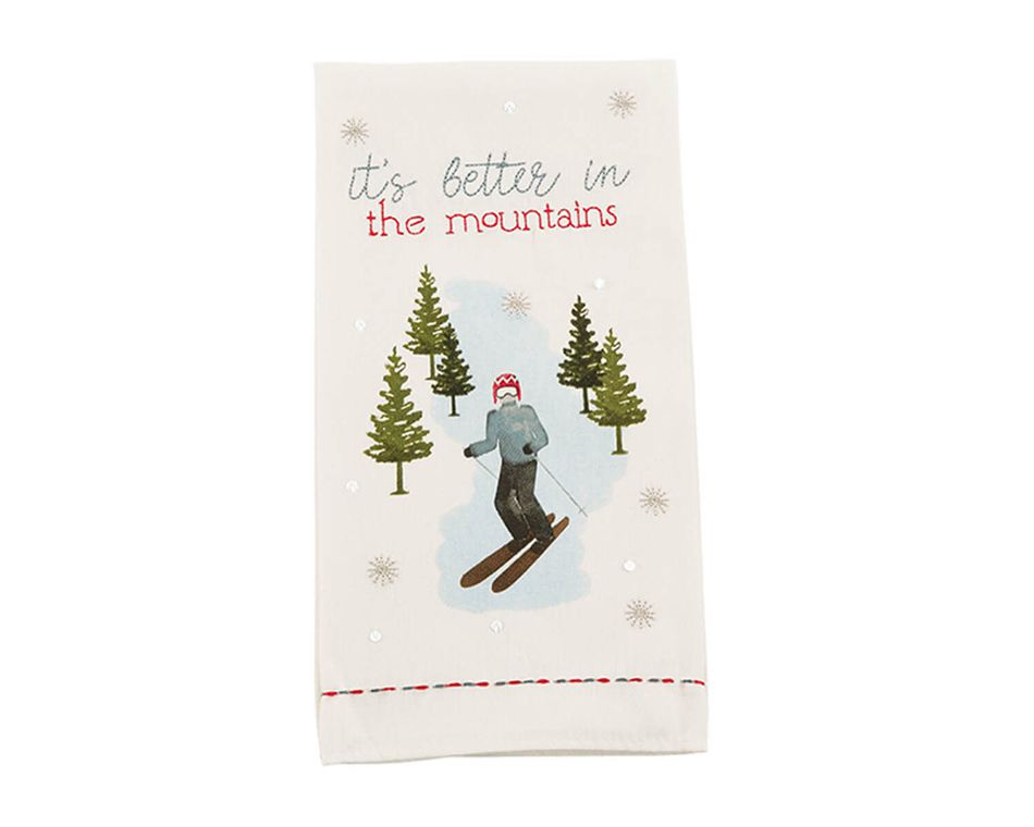 Mud Pie Better In Mtn Vintage Towel