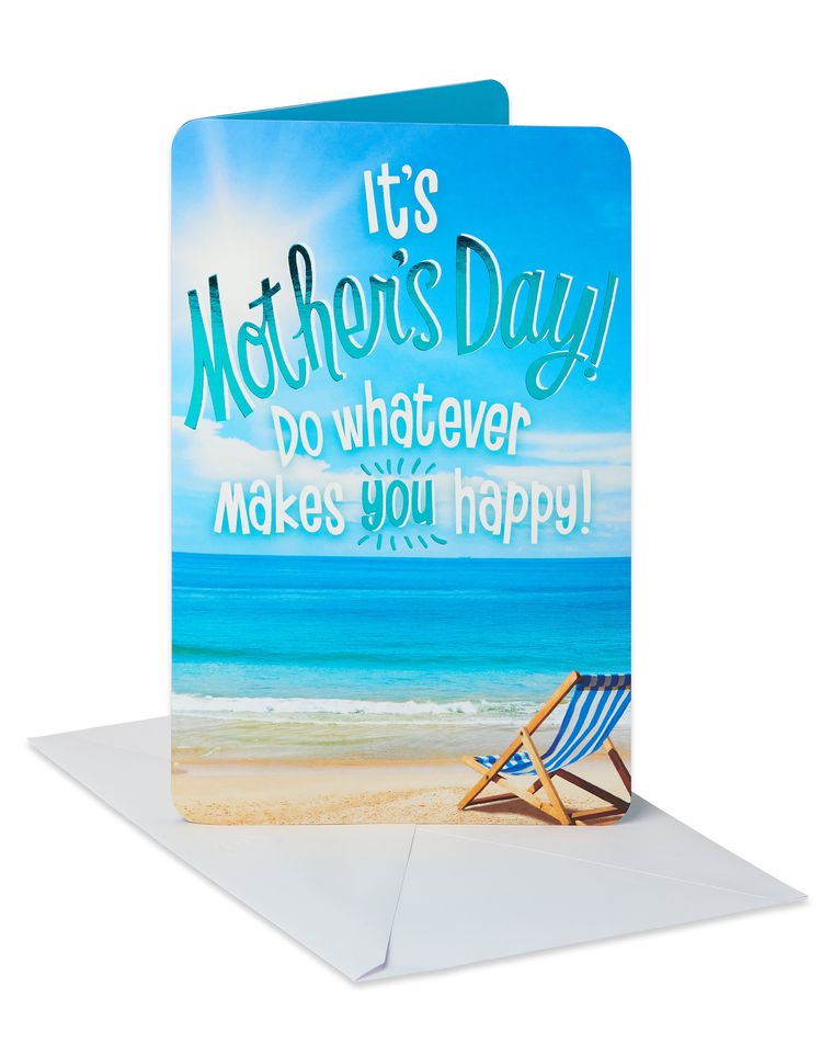 Beach Mother's Day Card