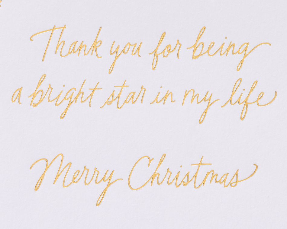 You Make the Holidays Sparkle ChristmasGreeting Card for Mom 