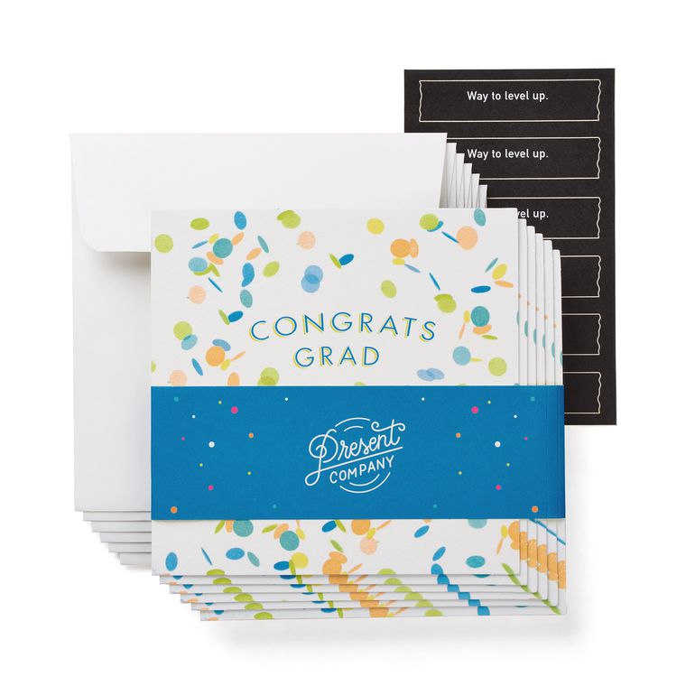 Confetti Graduation Card, 6-Count