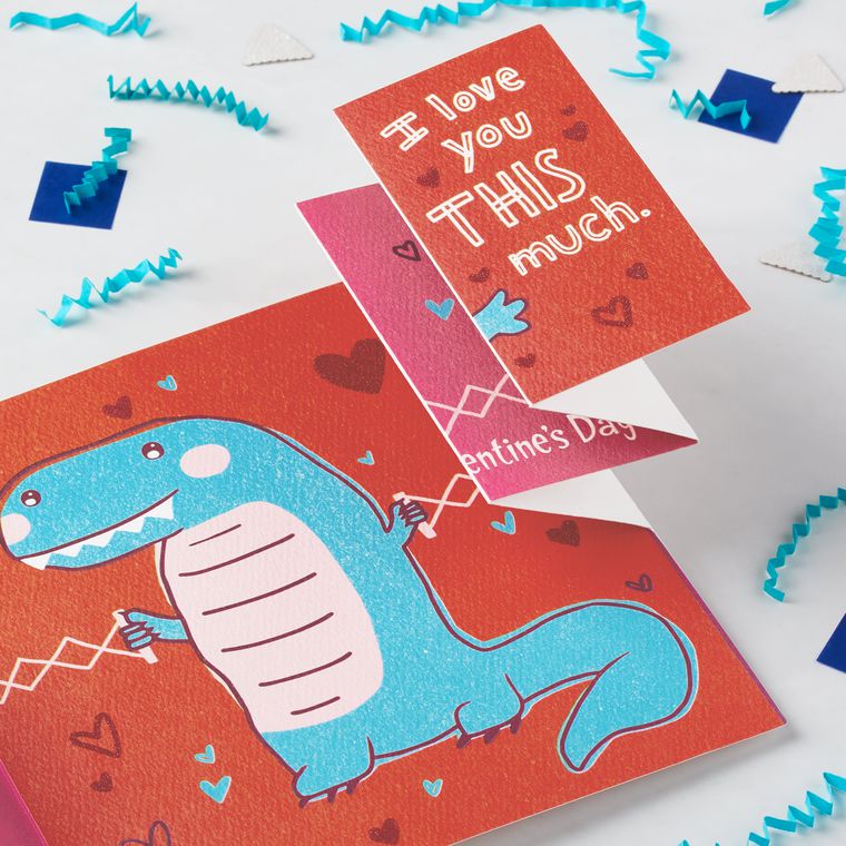 Dinosaur Valentine's Day Card