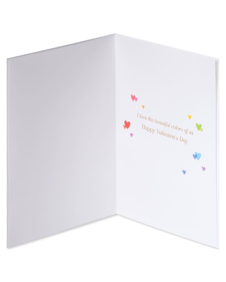Beautiful Colors LGBTQ Valentine's Day Greeting Card