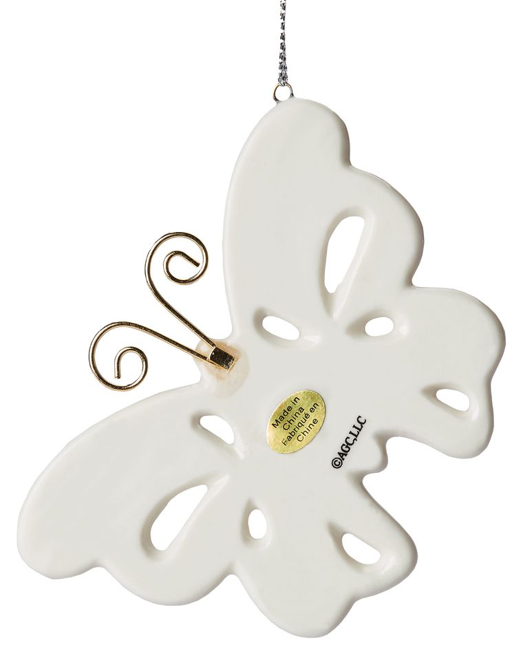 Mom Butterfly Christmas Ornament