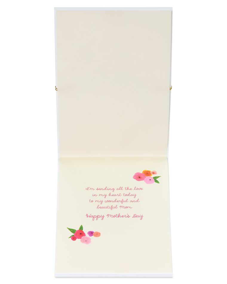Flower Cascade Mother's Day Card