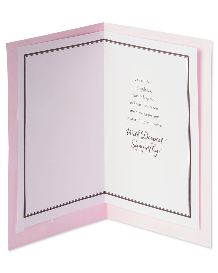 Religious Power of Prayer Sympathy Card 