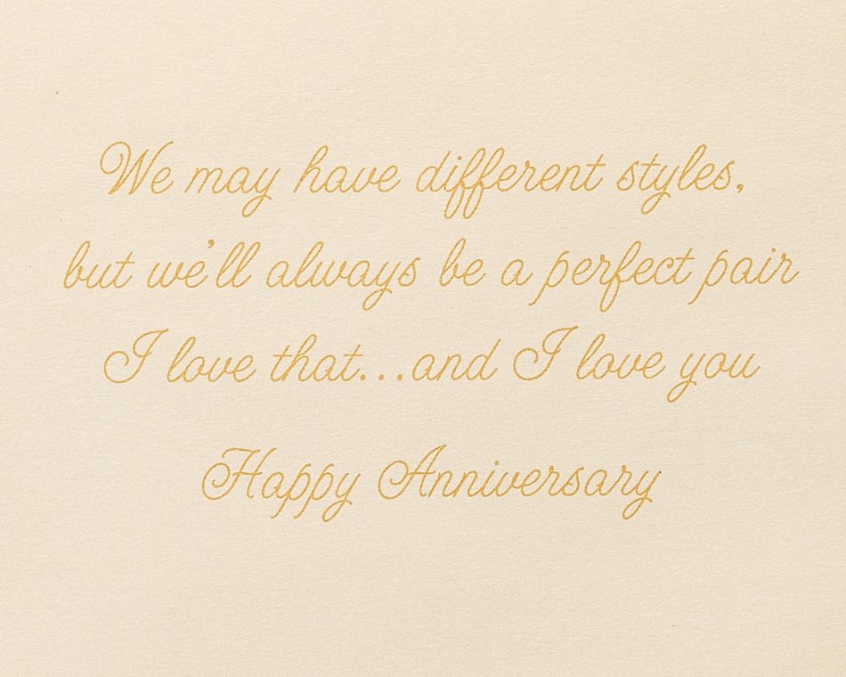 Different Styles Anniversary Greeting Card