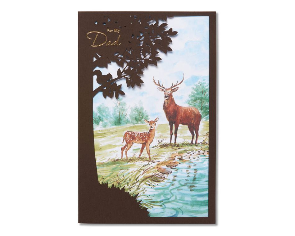Deer Father's Day Card for Dad 