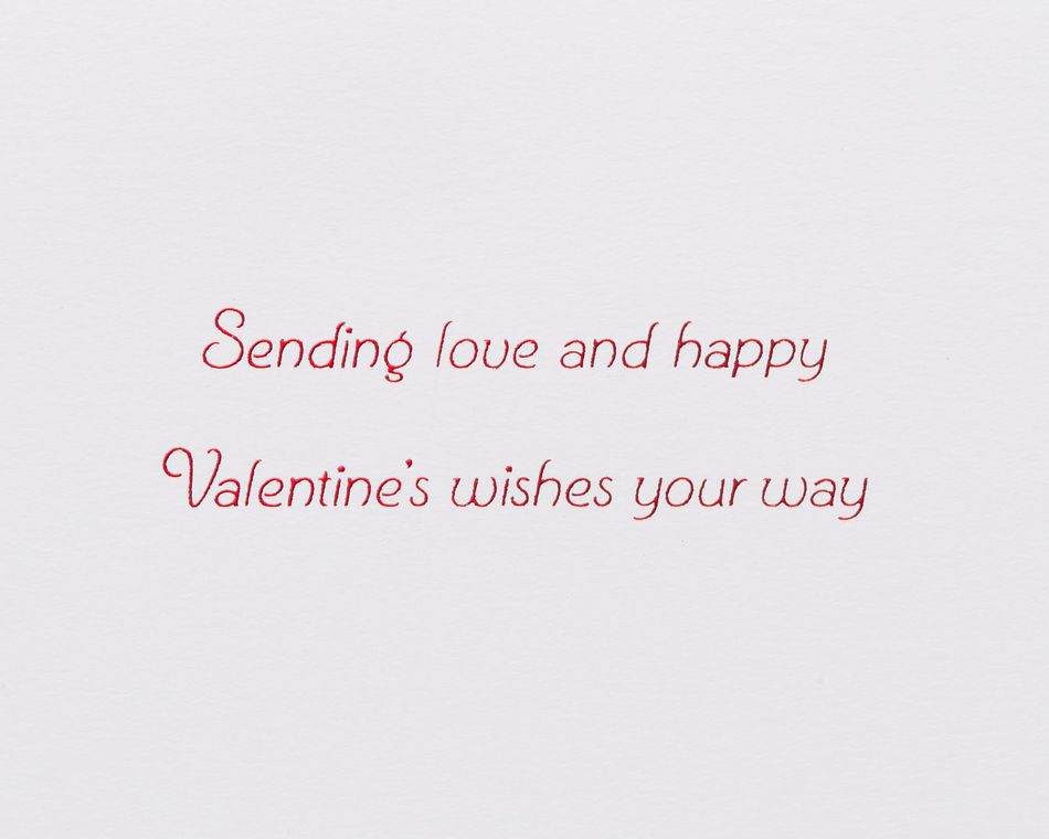 Rainbow Hearts Valentine's Day Greeting Card 