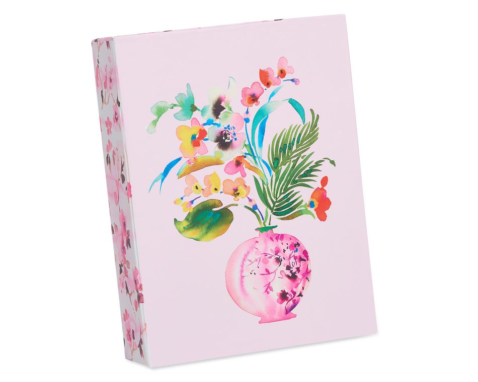 Heart and Floral Boque Boxed Cards and Envelopes, 20-Count