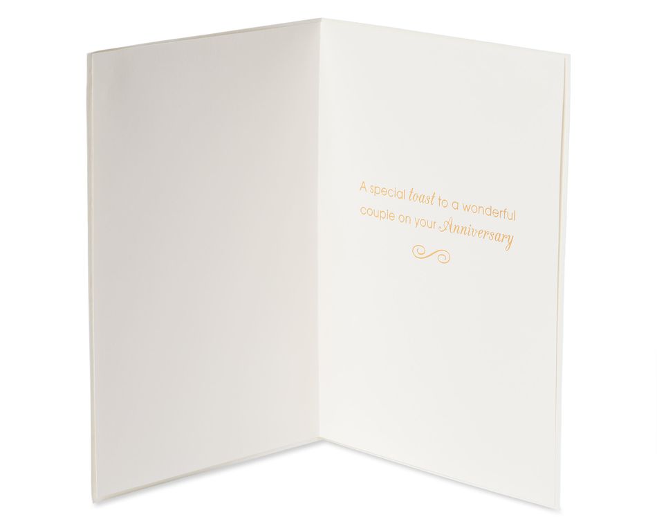 A Special Toast Anniversary Greeting Card for Couple