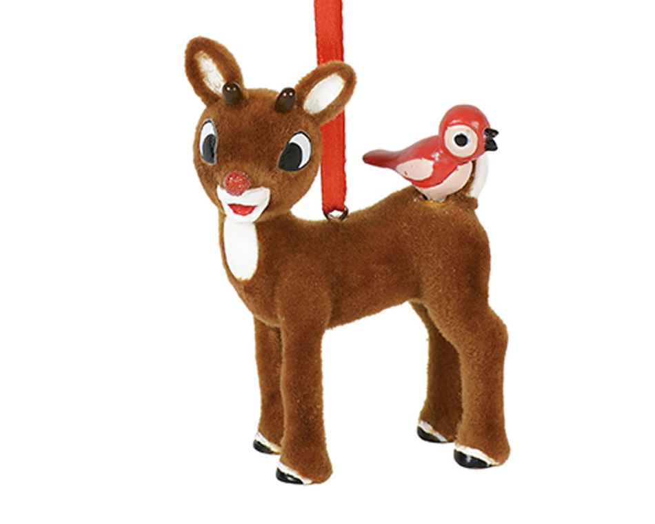 Rudolph the Red-Nosed Reindeer Bird Ornament