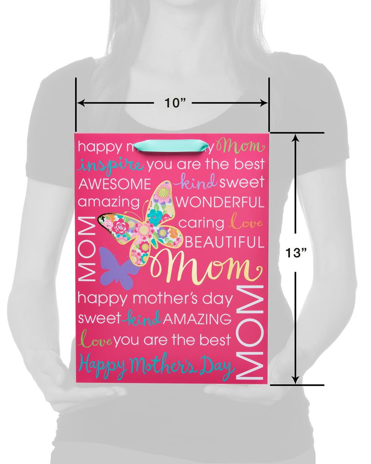 Medium Happy Mother's Day Butterfly Gift Bag