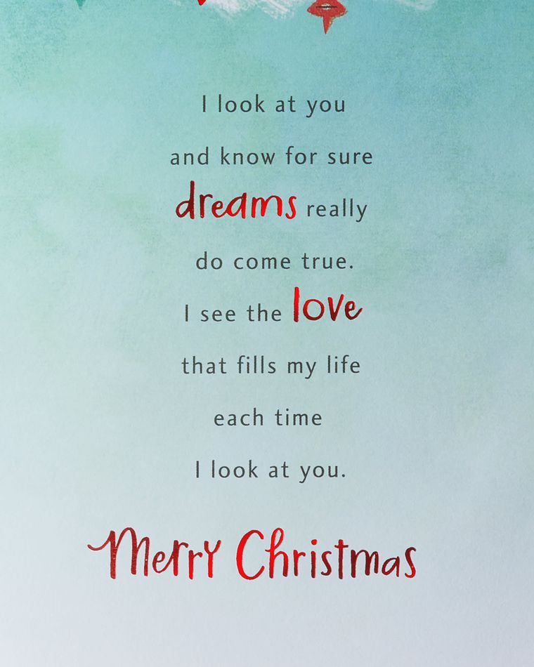 My Everything Christmas Greeting Card for Husband