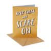 Keep Calm Halloween Card