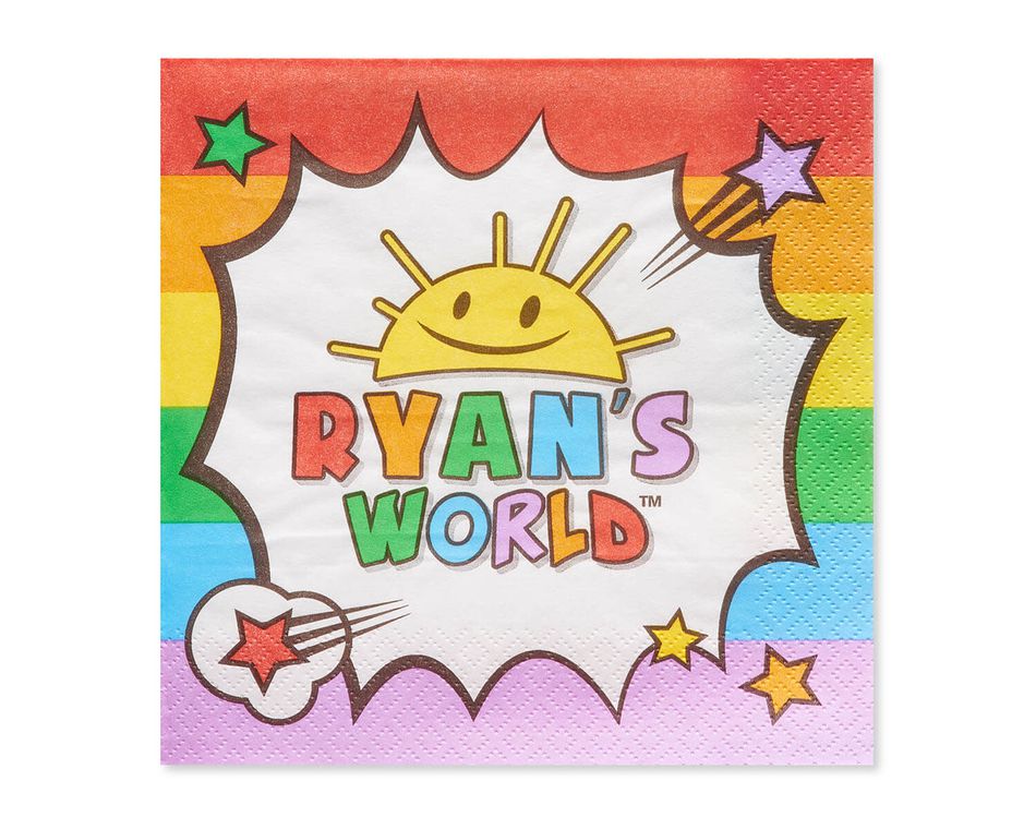 Ryan's World Lunch Napkins, 16-Count