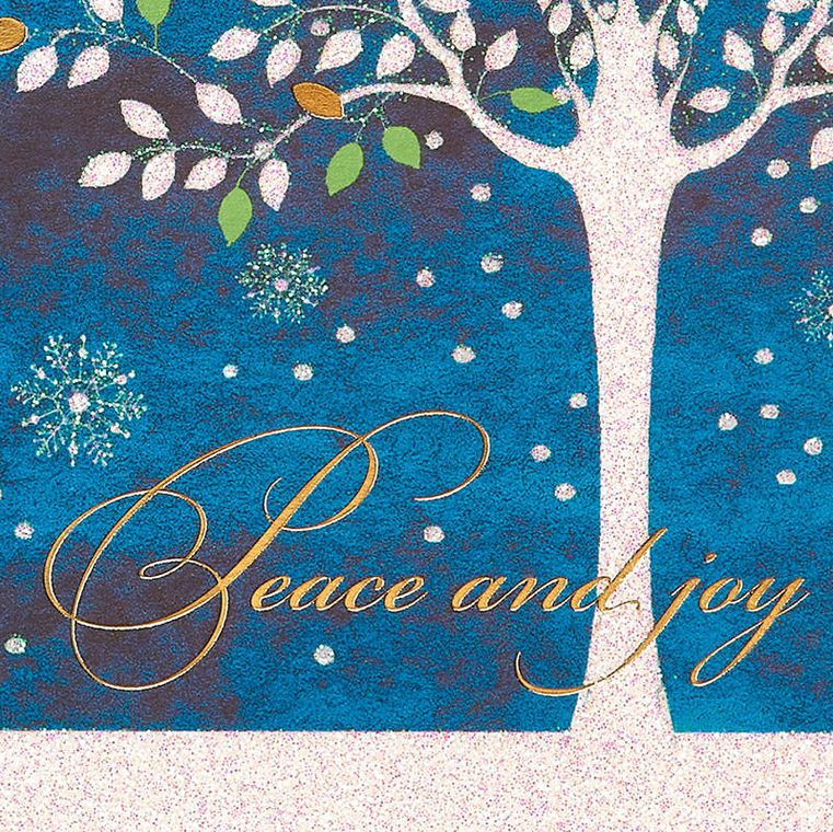Dove in Trees Holiday Boxed Cards, 14-Count