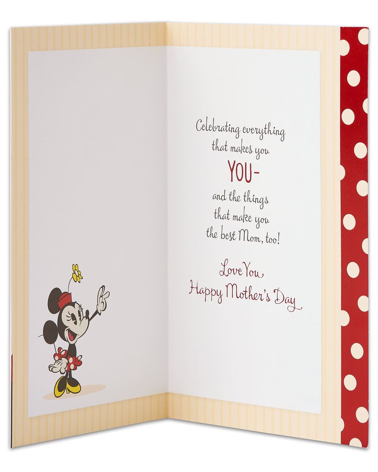 Minnie Mouse Mother's Day Card 