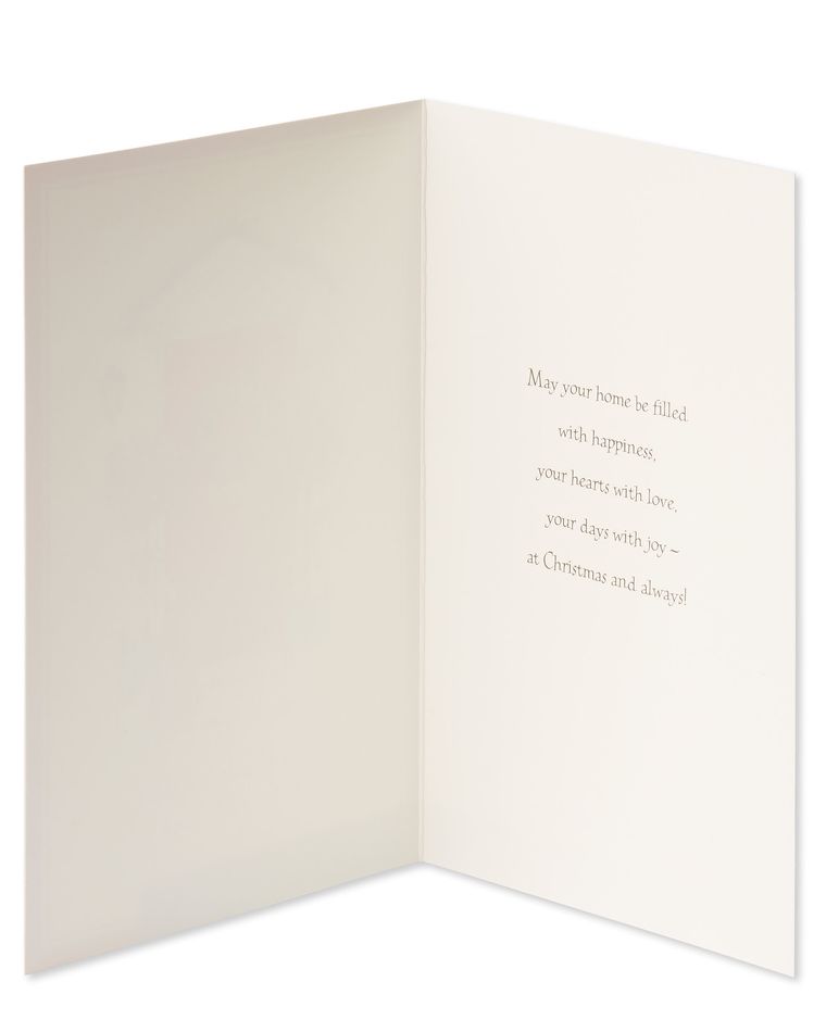 Red Front Door with Wreath Christmas Boxed Cards, 14 Count