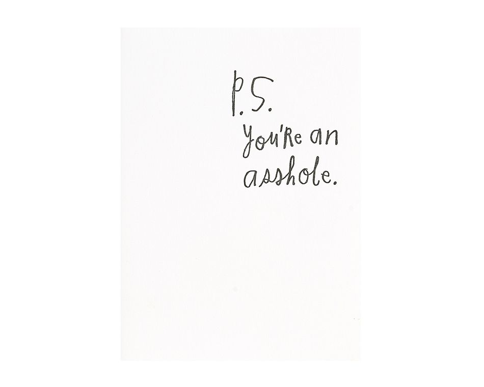 P.S. You're Romantic Card