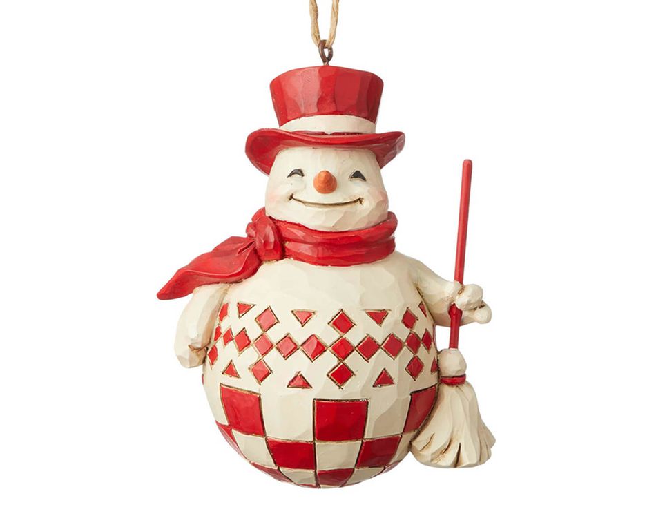 Jim Shore Nordic Noel Snowman Ornament