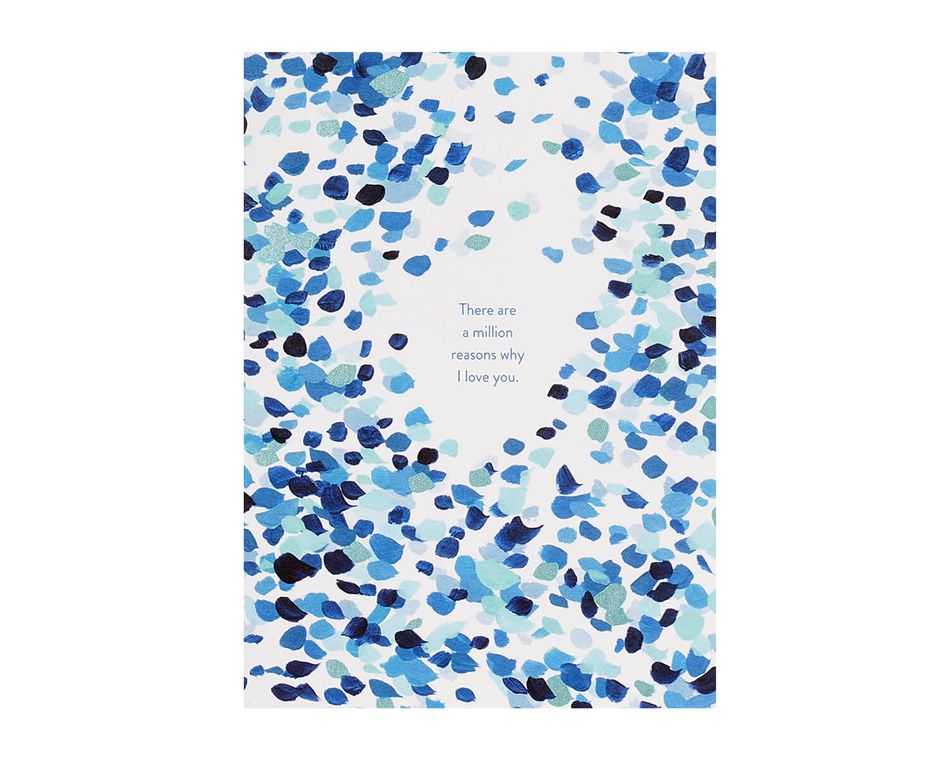 A Million Reasons Romantic Birthday Card