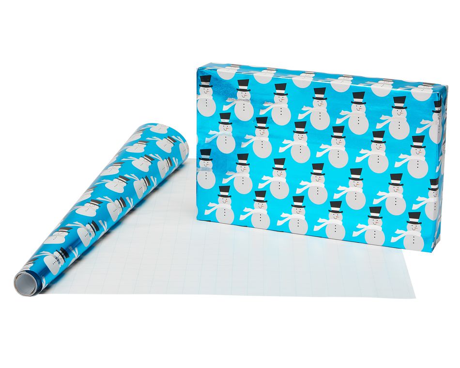 aqua blue wrapping paper