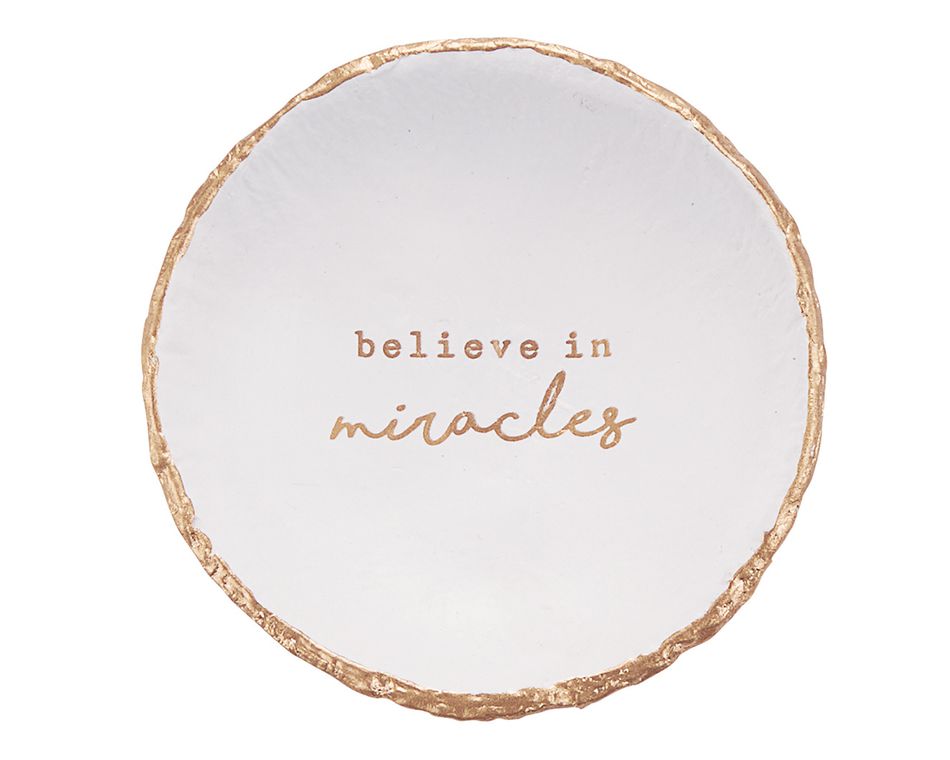 Mud Pie 'Believe In Miracles' Trinket Dish