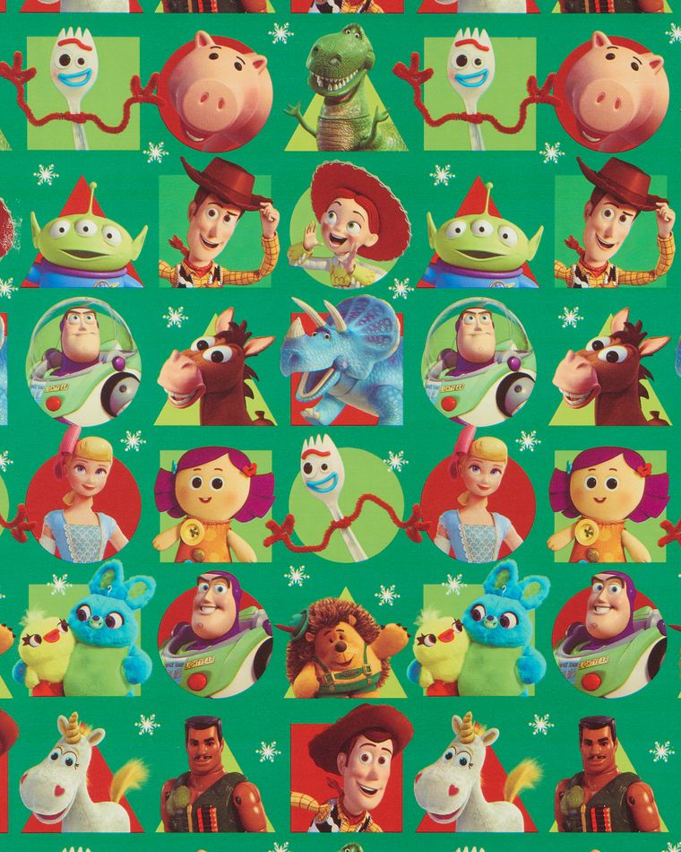 toy story wrapping paper walmart