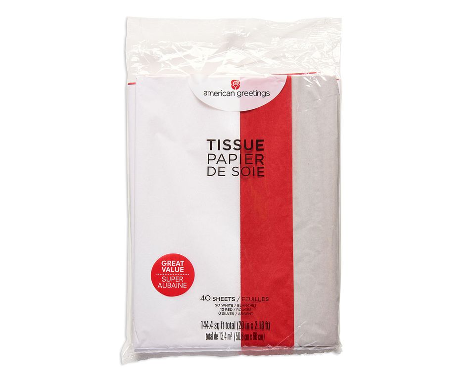 elegant christmas value tissue paper 40 sheets
