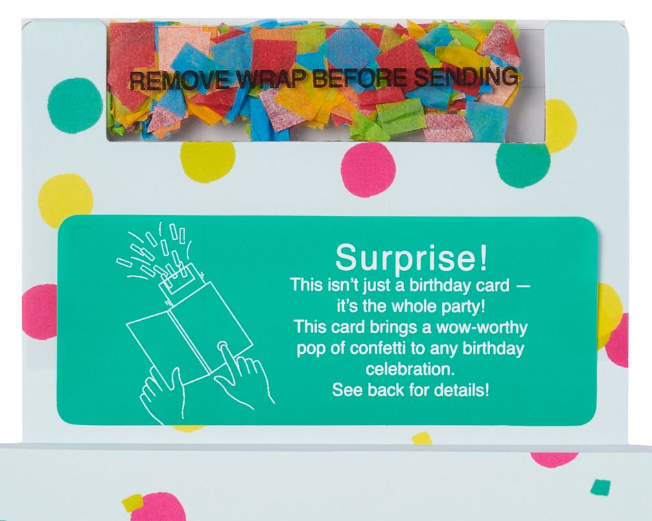 confetti pop up