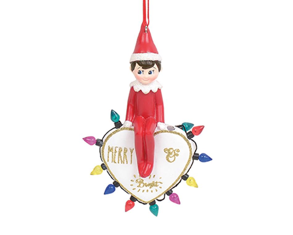 Elf on the Shelf Merry and Bright Ornament