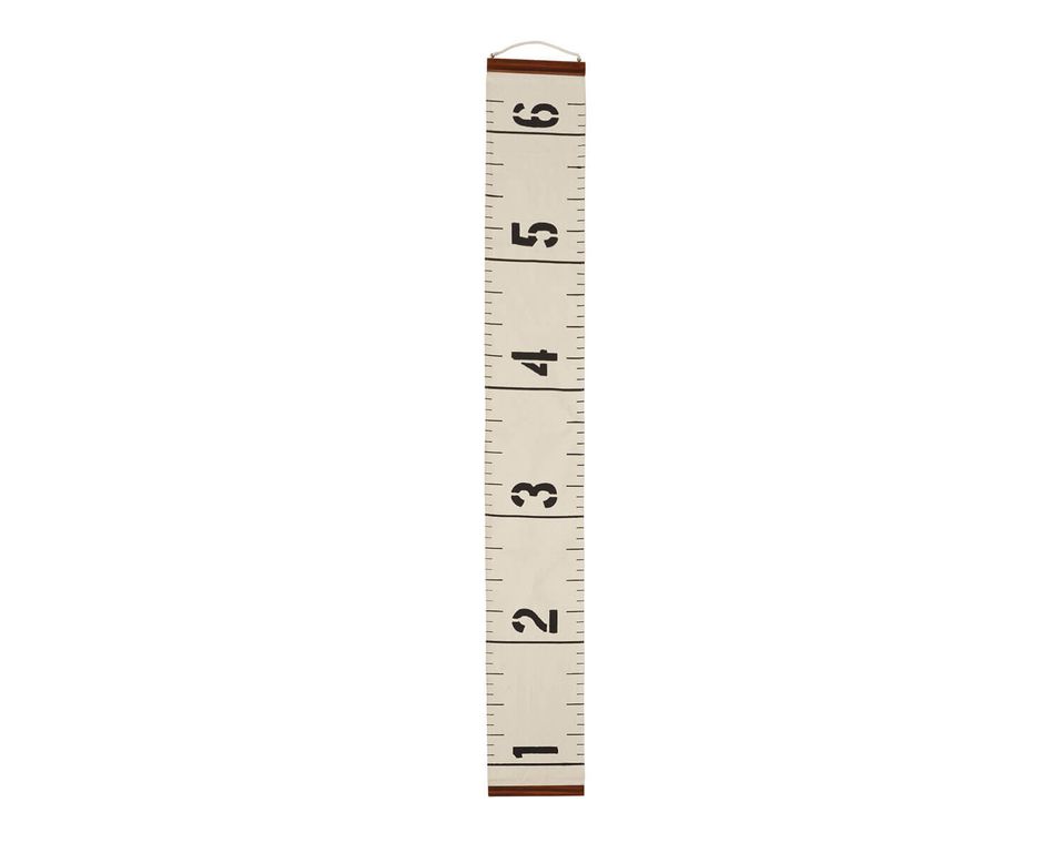 Mud Pie Canvas Ruler Growth Chart