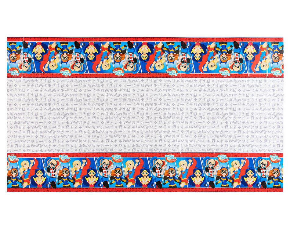 DC Super Hero Girls Plastic Table Cover