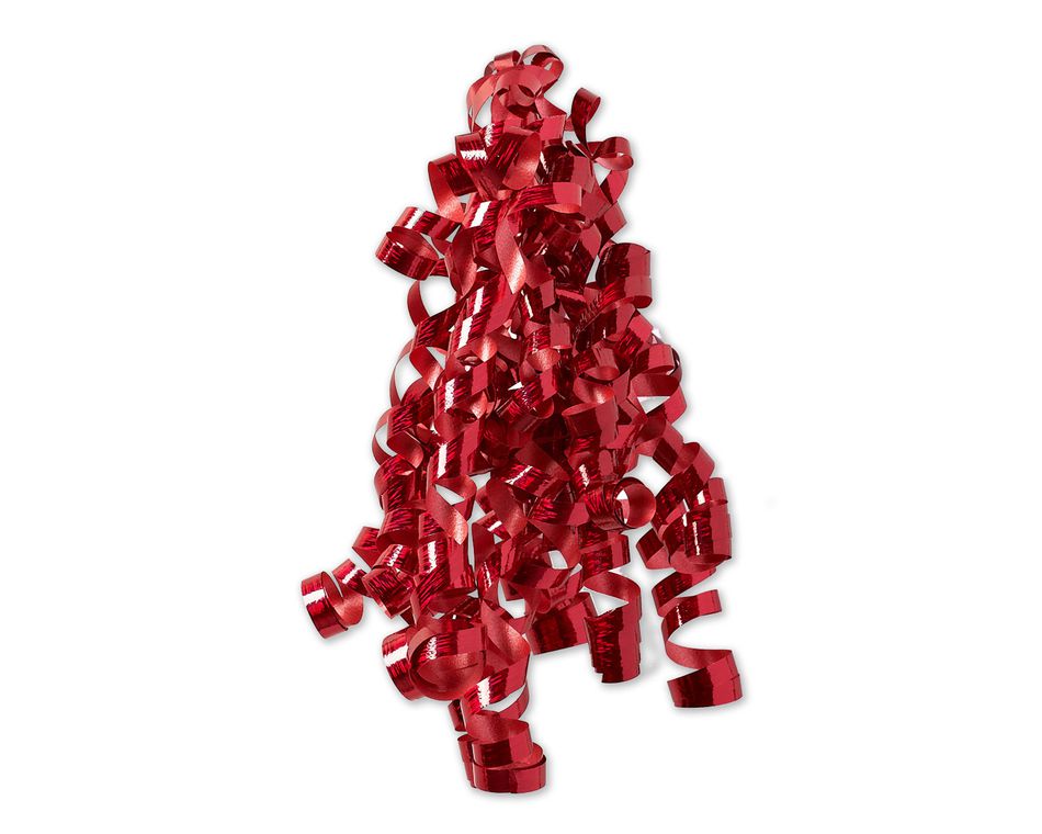 Red Curly Bow