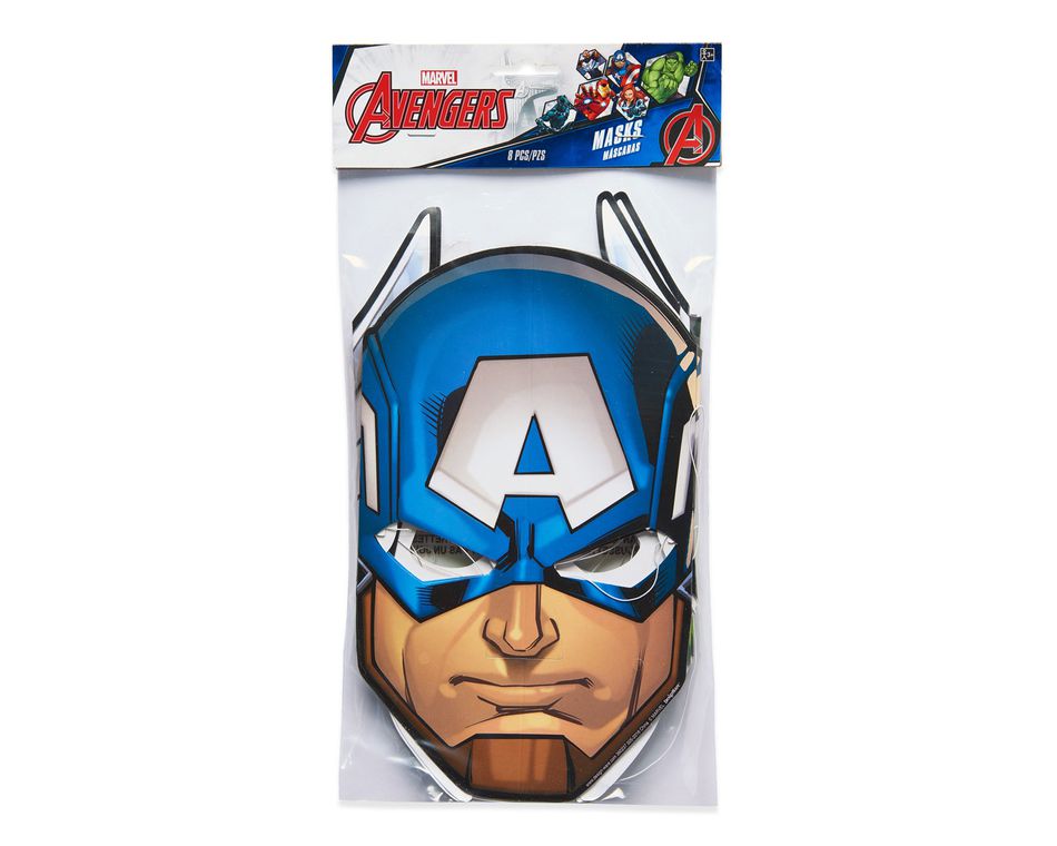 Avengers Epic Masks, 8 Count, Party Supplies