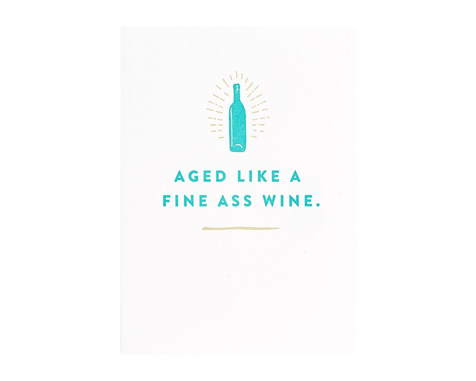 Fine Wine Birthday Card