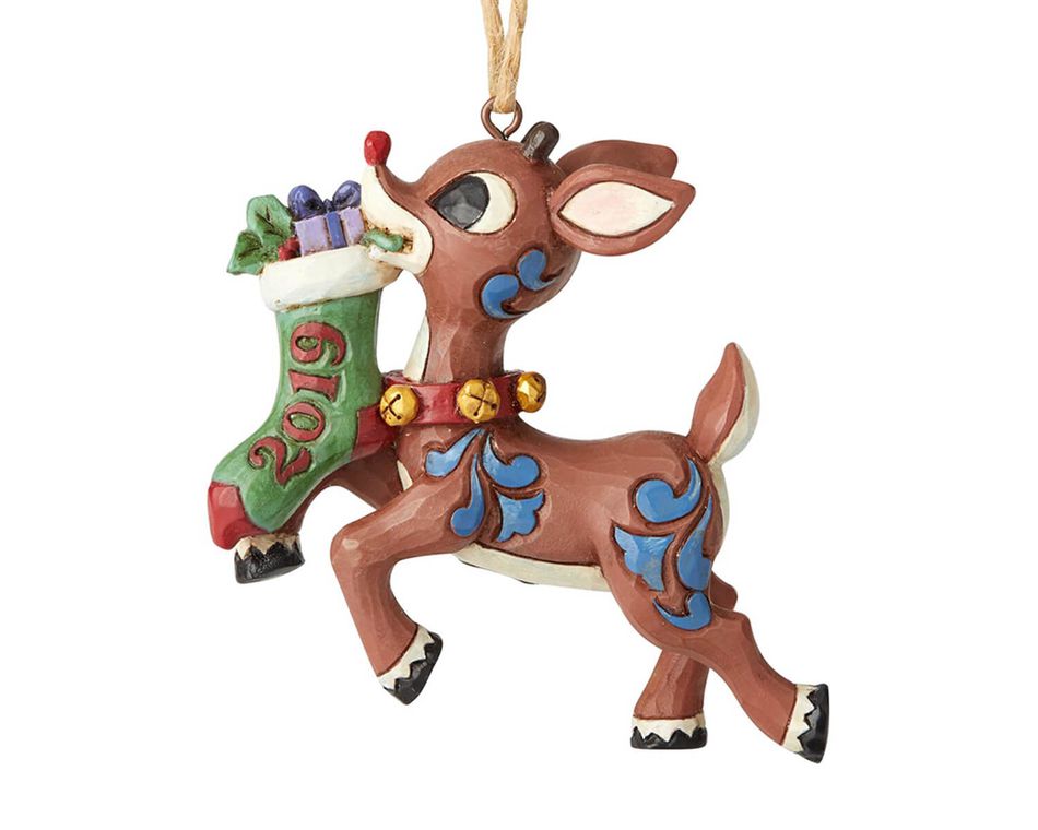 Jim Shore 2019 Rudolph The Red Nosed Reindeer Ornament American