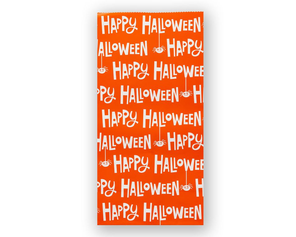 Printed Happy Halloween Treat Bag