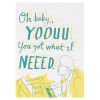 Oh Baby Romantic Card