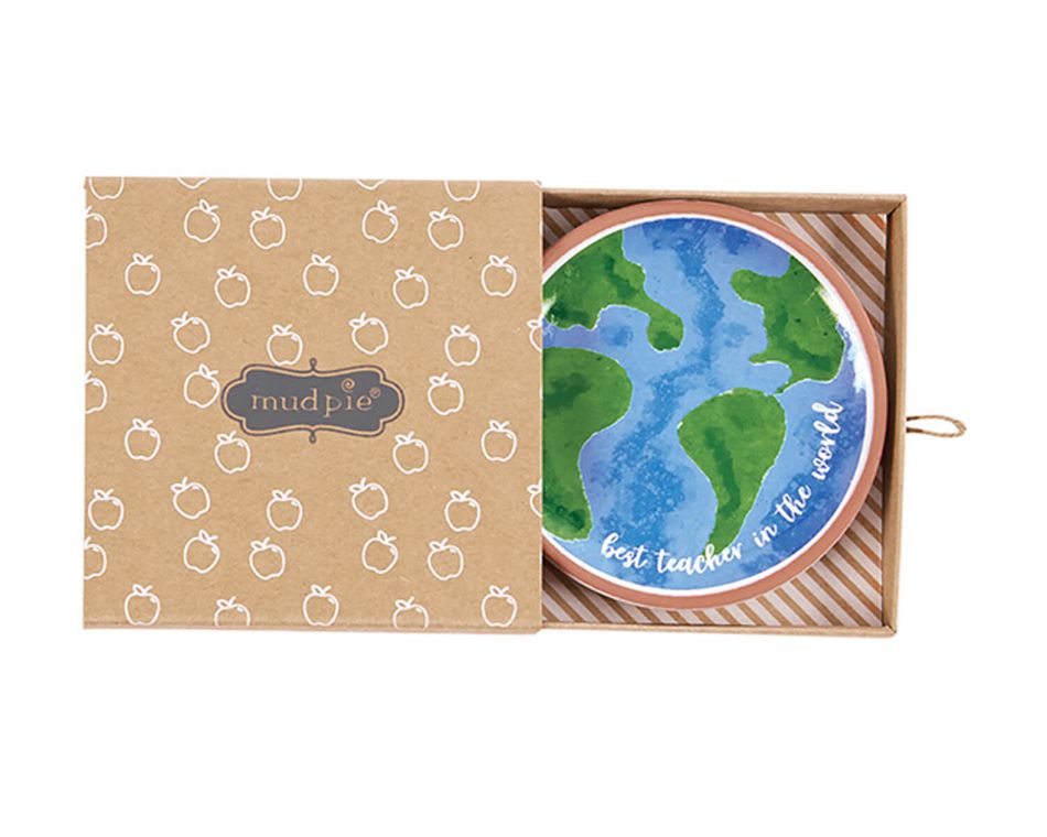 Mud Pie Globe Teacher Trinket Tray