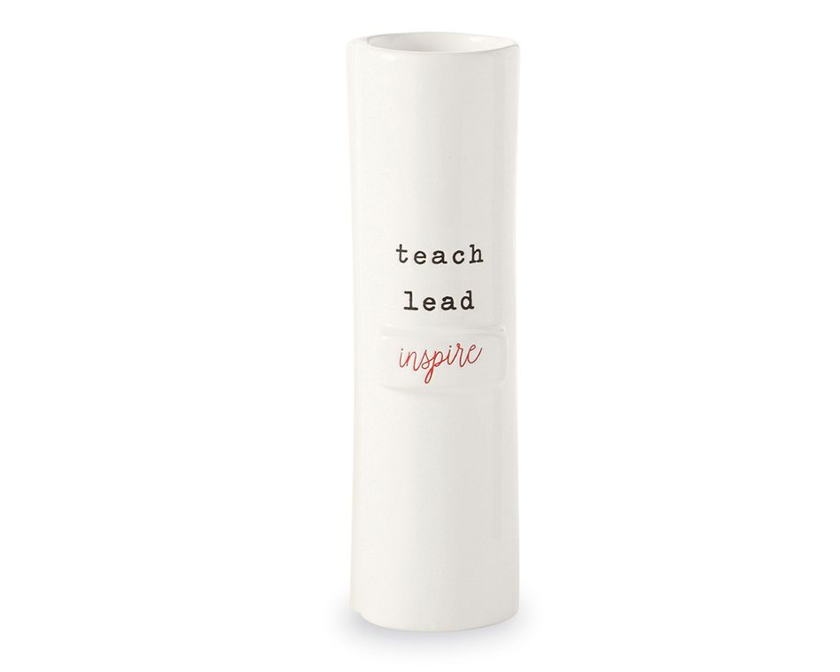 Mud Pie 'Teach Lead Inspire' Stem Vase