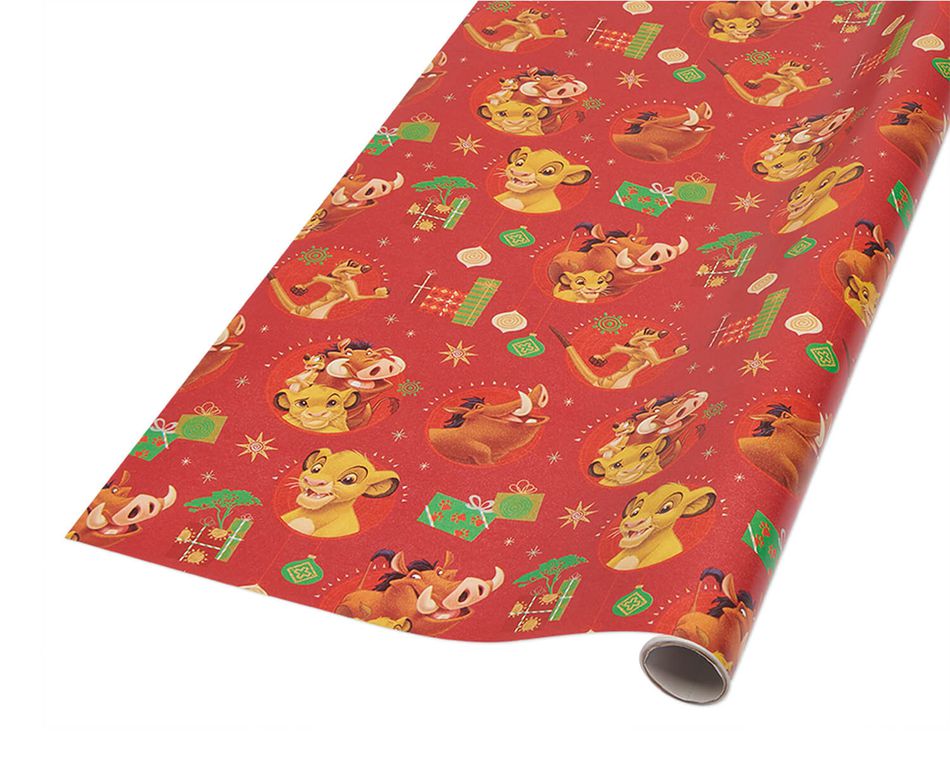 red wrapping paper