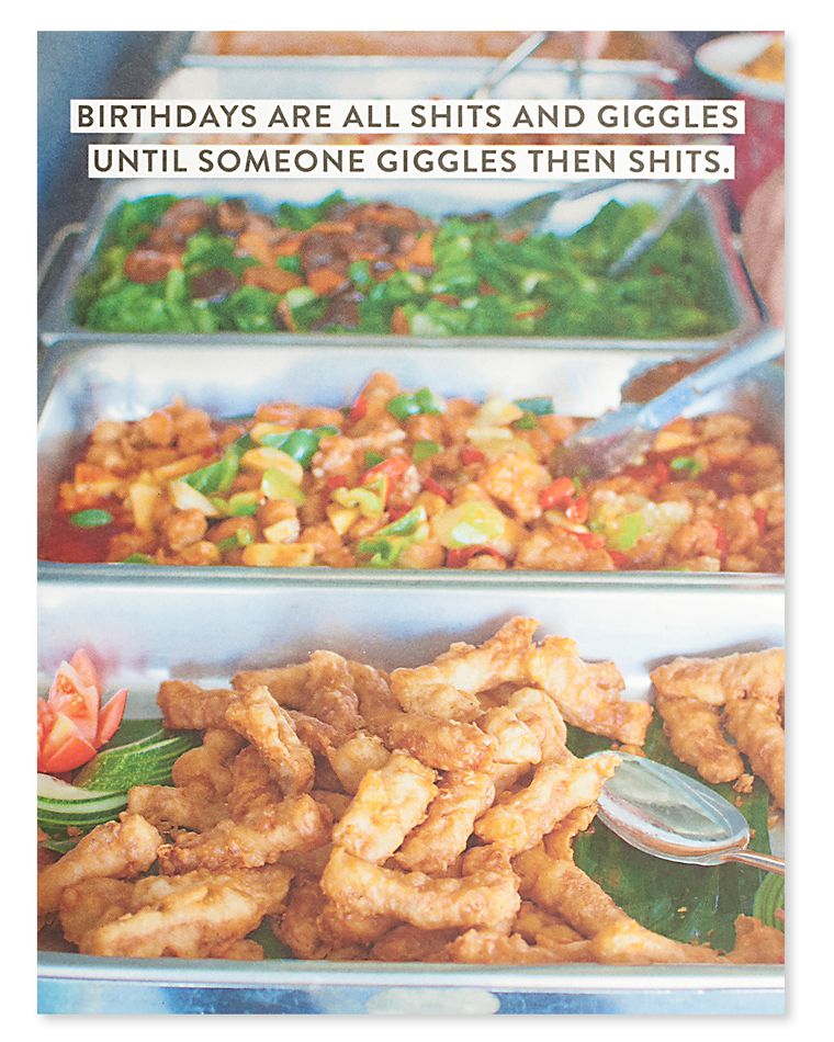 Giggles Birthday Card