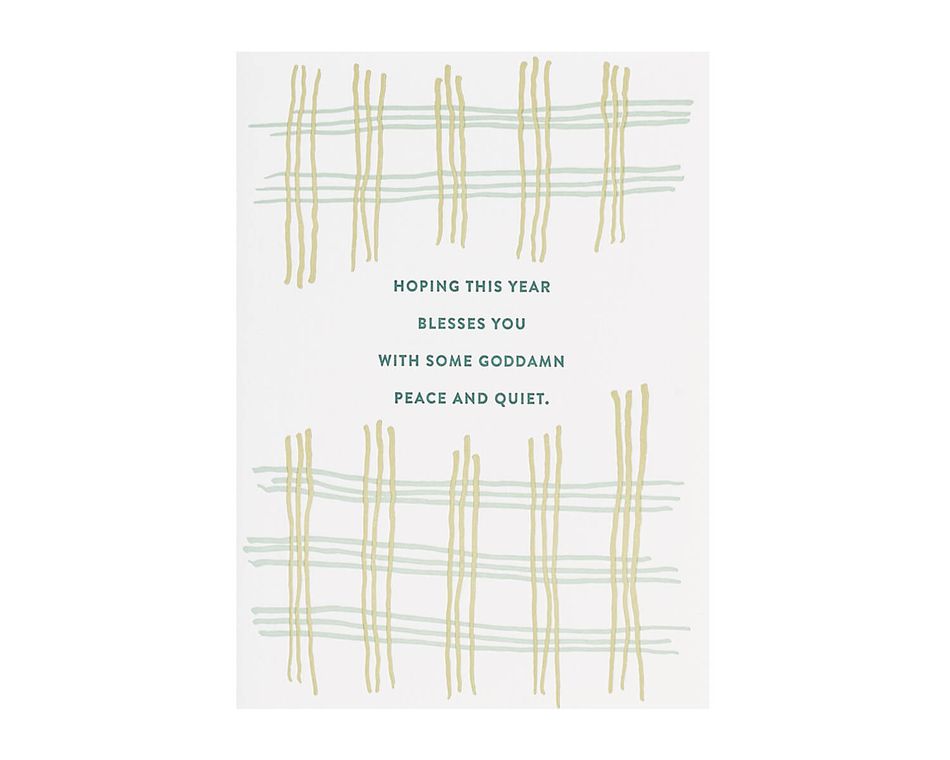 Peace And Quiet Birthday Card