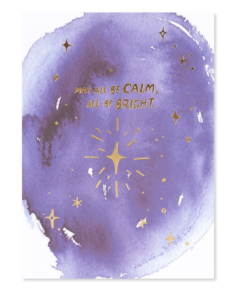 may all be calm christmas card